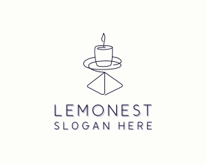 Interior Designer - Candle Interior Designer Decor logo design