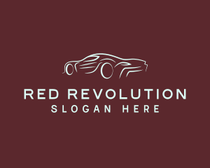 Red Car Racing logo design