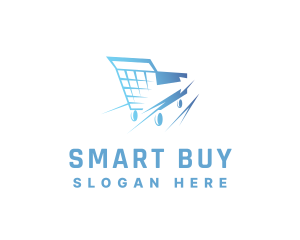 Buy - Shopping Cart Arrow logo design