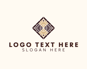 Tiling - Pavement Floor Tiling logo design