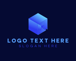 Telecommunication - Digital Cube Tech logo design