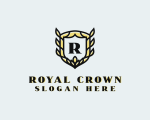 Leaf Royal Ornament logo design