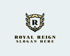 Leaf Royal Ornament logo design