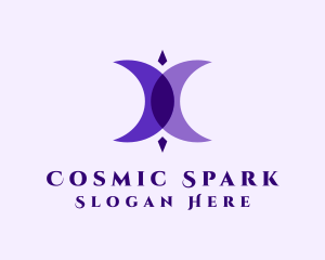 Astral Cosmic Moon logo design