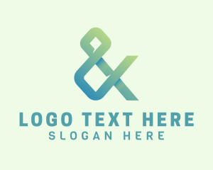 Ligature - Ampersand Deluxe Firm logo design