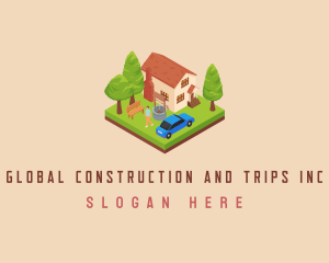 Suburban Home Real Estate Logo