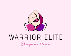 Woman Beauty Lips Logo