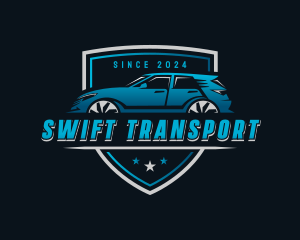 SUV Vehicle Transport logo design