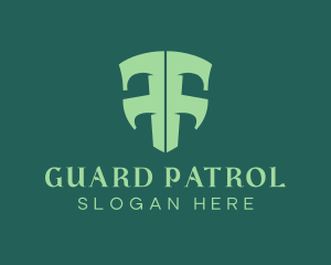 Patrol - Modern Creative Shield Letter F logo design