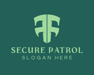 Patrol - Modern Creative Shield Letter F logo design