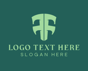 Icon - Modern Creative Shield Letter F logo design