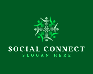 People - Social People Community logo design