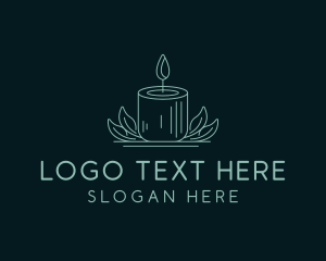 Candle Maker - Candle Spa Decor logo design