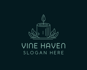 Candle Spa Decor logo design