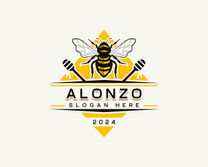 Bee Hive Honey logo design