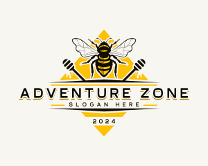 Bee Hive Honey logo design