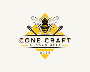 Bee Hive Honey logo design