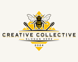 Bee Hive Honey logo design