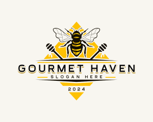 Bee Hive Honey logo design