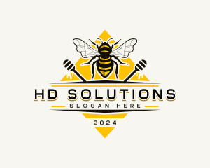 Bee Hive Honey logo design