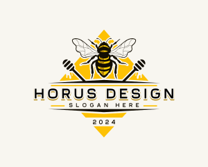 Bee Hive Honey logo design