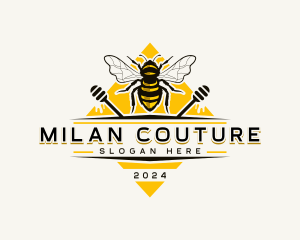 Bee Hive Honey logo design