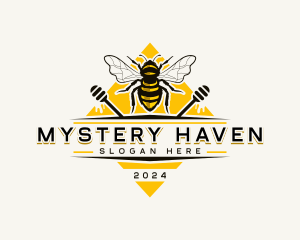 Bee Hive Honey logo design