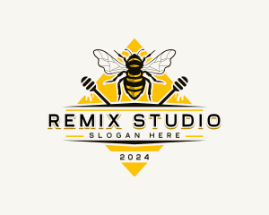 Bee Hive Honey logo design