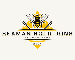 Bee Hive Honey logo design