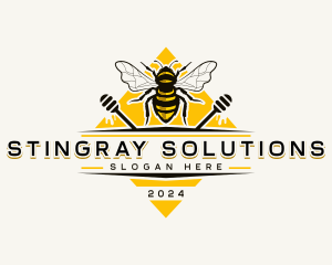 Bee Hive Honey logo design