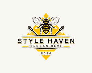 Bee Hive Honey logo design