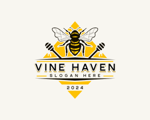 Bee Hive Honey logo design