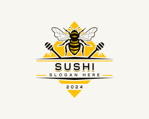 Bee Hive Honey logo design