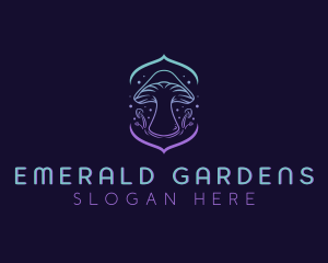 Magical Mushroom Garden logo design