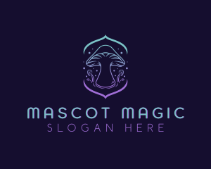 Magical Mushroom Garden logo design