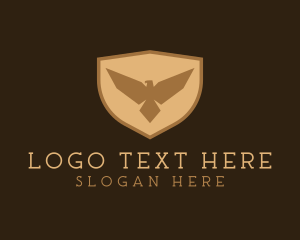 Geometric - Eagle Badge Security logo design