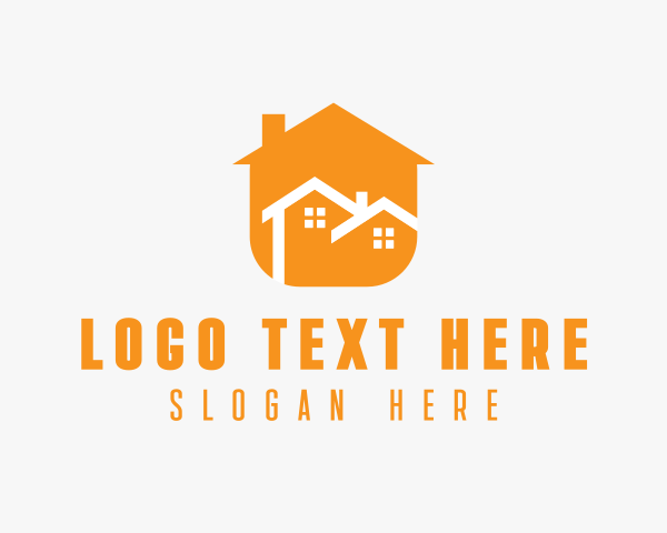 Duplex - Modern Duplex Home logo design