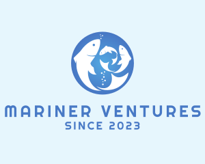 Marine Fish Aquarium  logo design