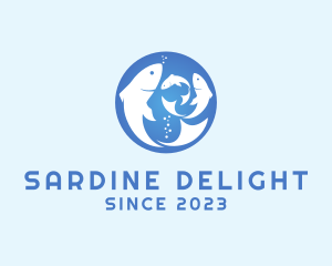 Marine Fish Aquarium  logo design