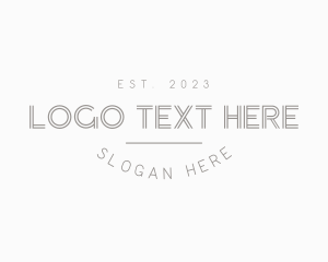 Clothing Line - Minimal Unique Business logo design