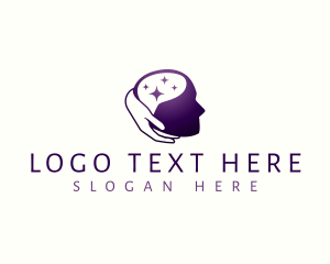 Brain - Mental Health Wellness logo design