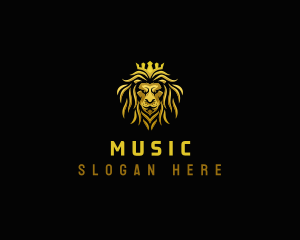 Monarchy - Crown King Lion logo design