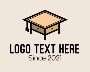 Academe - School Table Furniture logo design