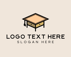 Home Decor - School Table Furniture logo design