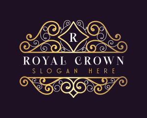 Premium Royal Crown logo design