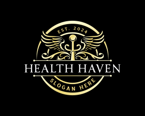 Hospital - Caduceus Health Hospital logo design