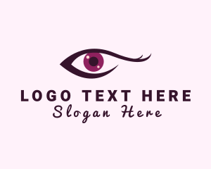 Woman Eyelash Extension Logo