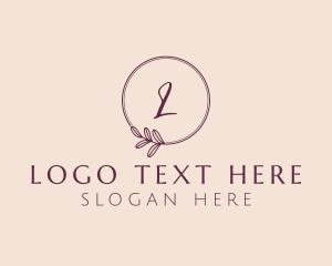 Foliage - Glamorous Feminine Leaf logo design