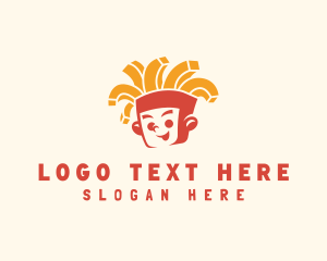 Cooking - French Fries Guy Diner logo design