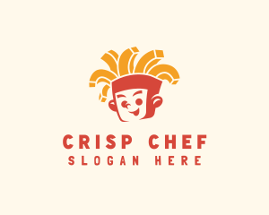 French Fries Guy Diner logo design